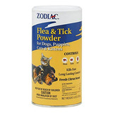 Zodiac Flea & Tick Powder For Dogs, Puppies, Cats, And Kitte