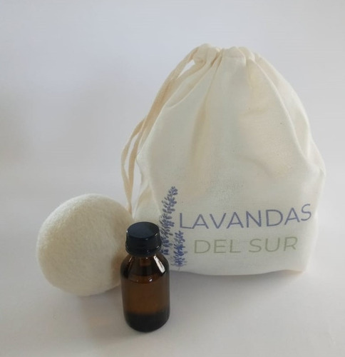 Bolas De Lana Suavizante Natural Pack X6 + Aceite + Bolsa