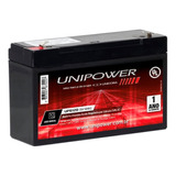 Bateria Selada P/ Alarmes No-breaks 12ah 6v Unipower Up6120