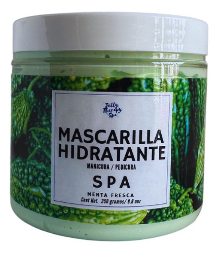 Mascarilla Blanqueadora Menta 250g Pedicura Manicura