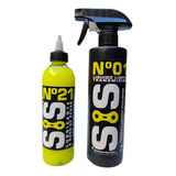 Lubricante Cadena Sis Seco 300ml + Desengrasante  500cm3