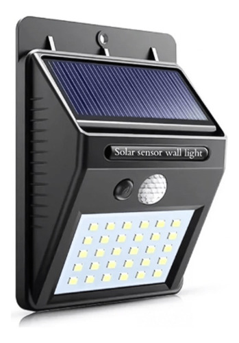 Foco Solar 30 Led Mini Con Sensor De Movimiento X2 Unidades