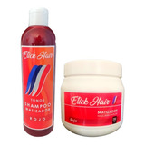 Shampoo Matizador Rojo Y Mascara Roja Etick Hair Peluqueria