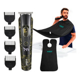 Maquina Cortar Pelo Barba Vgr V-271 Patillera + Capa Corte