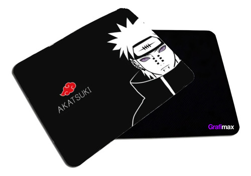  Mousepad Liso 21x17 Cm Naruto Pain Akatsuki Anime Grafimax