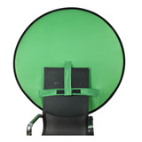 Webcam/estudio Portátil Verde Fotografía De Fondo En Vivo