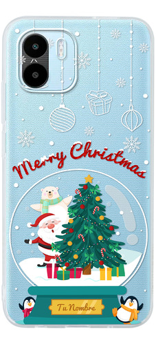 Funda Para Xiaomi  Santa Claus Navidad Con Tu Nombre