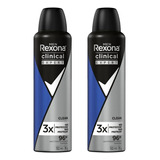 Desodorante Aero Rexona Clinical 150ml Masc Clean-kit C/2un