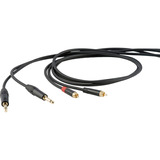 Proel Dhs535lu3 Cable Audio 2 Plug 6.3mm A 2 Rca 3 Metros