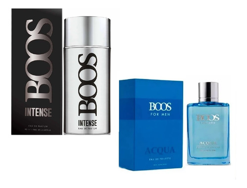 Perfumes Boos Man Intense 90ml + Boos Acqua 100ml Promoción