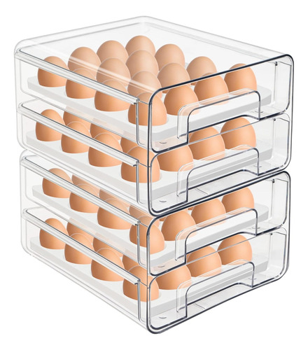 Organizador De Huevos Refrigerador Apilable Para Cocina