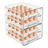 Organizador De Huevos Refrigerador Apilable Para Cocina