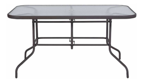 Mesa Rectangular Con Vidrio Templado 140 X 90 Centímetros