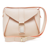 Bolsa Feminina Ombro Mini Bag Luxo Transversal Marfim 8180 