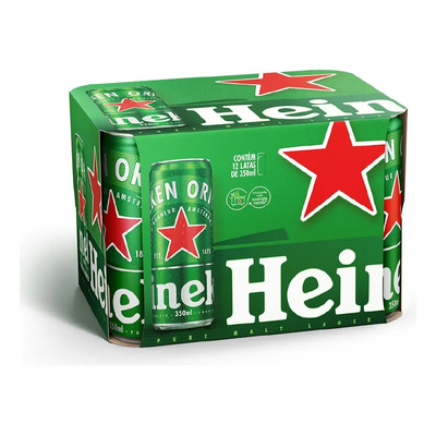 Pacote Cerveja Pilsen Sleek 12 Latas 350ml Heineken | MercadoLivre