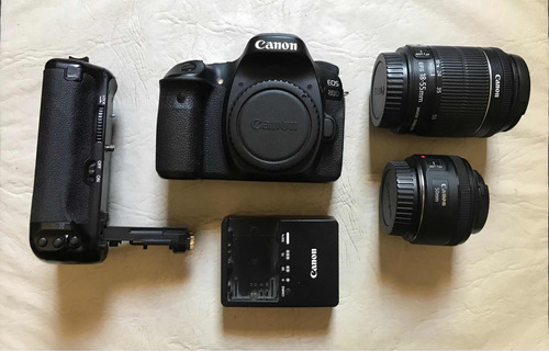 Camara Canon 80d + Lentes + Grip