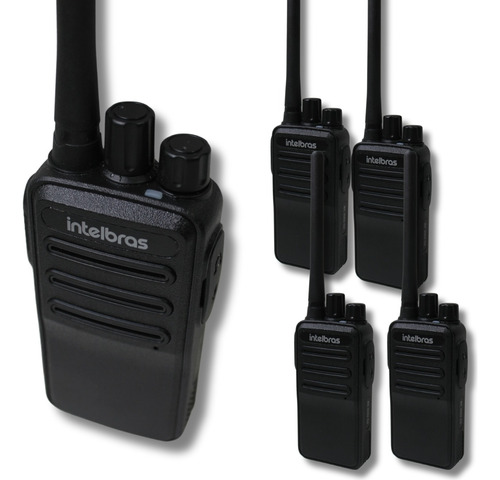 Kit C 5 Radio Longo Alcance Intelbras Nf Restaurante Rc3002