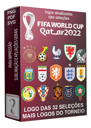 Pacote Arquivos Copa Do Mundo Qatar 2022 Sublimação