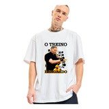 Camiseta Slim Padre Marcelo Treino Sagrado Unissex Algodão