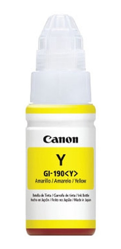 Canon Botella De Tinta Gi-190 Amarillo 3100