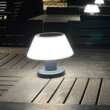 Haoyishu Lámpara De Mesa Solar Para Exteriores E Interiore.