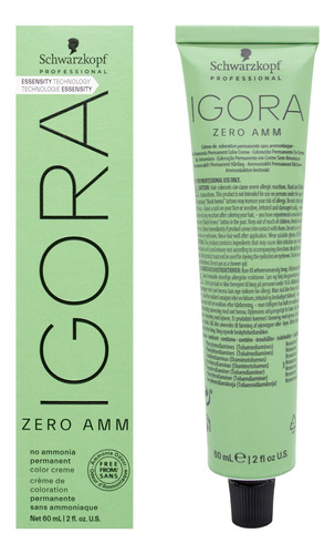 Schwarzkopf Igora Zero Tintura Sin Amoníaco Cabello X 60ml