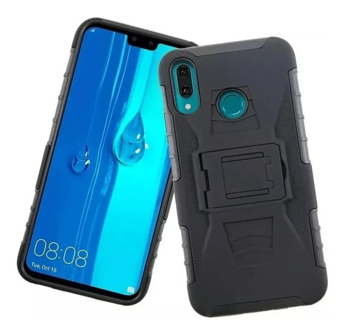 Mica + Funda Rudo Clip Huawei Y9 2019 / Y9 Prime 2019 / Y9s