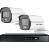 Kit Seguridad Hikvision 2 Camaras Vision Nocturna Color M3k