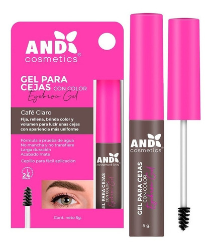 Gel Para Cejas Con Color And Cosmetics