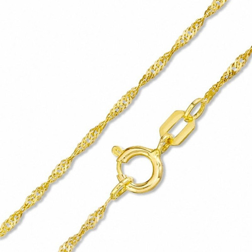 Cadena De Oro 18k Collar Singapur 60 Cm 2,2 Gr Mujer Hombre
