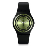 Reloj Swatch Leafy Line So32b117 Unisex, 41 Mm, Resistente A