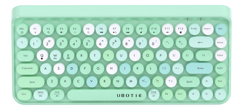 Ubotie Teclado Porttil Bluetooth Colorido Para Computadora,