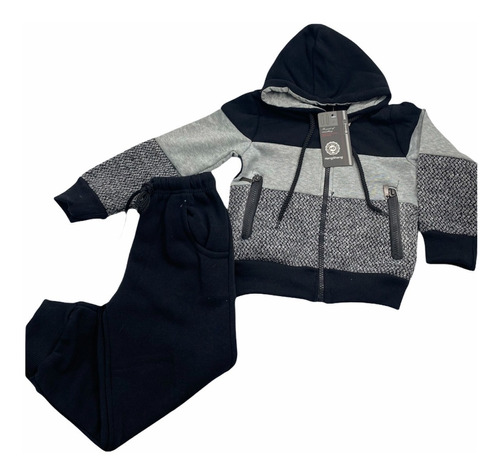 Conjunto De Niño De Buzo Poleron + Pantalon Jogger / Moda 