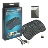 Teclado Mini Con Luz, Para Smarttv, Tvbox, Pc, Smartphone.