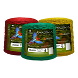 Barbante São João Amazônia 2kg Kit 3 Unidades Número 6