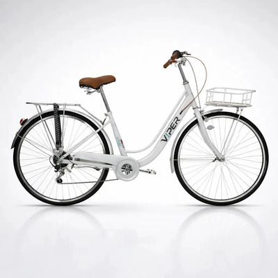 Bicicleta Urbi R26 Urbana 7v Shimano Parrilla V1per Gris Claro | Meses sin interés