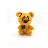 Llavero Amigurumi En Crochet - Osito Amarillo