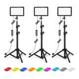 Kit De Iluminacin De Fotografa Regulable 5600k Usb Led Video