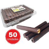 Cuchufli Bañado En Chocolate Relleno Manjar 50 Unidades