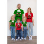 Camiseta Estampado Personalizado Algodón Familia Navidad