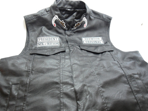 Colete Sons Of Anarchy Motorcycle Club Redwood Original Clay