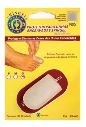 Protetor Para Unhas Encravadas Skingel - Tam.: M