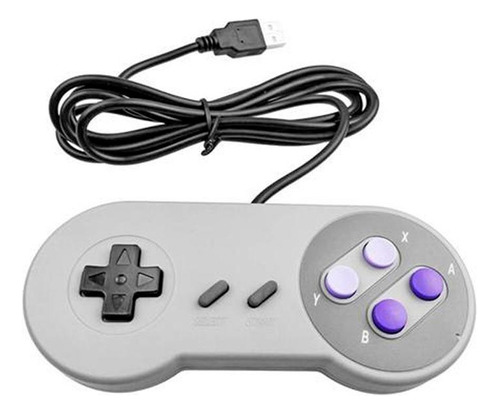 Controle Super Nintendo Snes Joystick Usb Jogos Emulador Pc