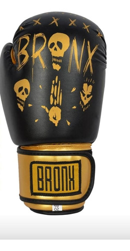 Guantes Boxeo Bronx Bones Dorado