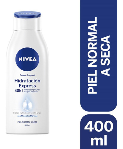 Crema Corporal Nivea Hidratación Express 400ml