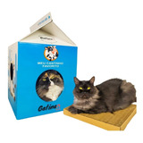 Arranhador Gato Casinha Caixa De Leite - Gatíneos Toys