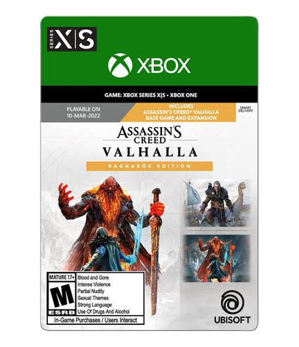 Assassin's Creed Valhalla Ragnarök Edition- Código 25 Digito