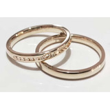 Anillos Matrimonio Oro Amarillo Blanco Y Rosa En 14k 3mm