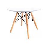 Mesa Charles Eames Eiffel  Infantil 60cm Branca