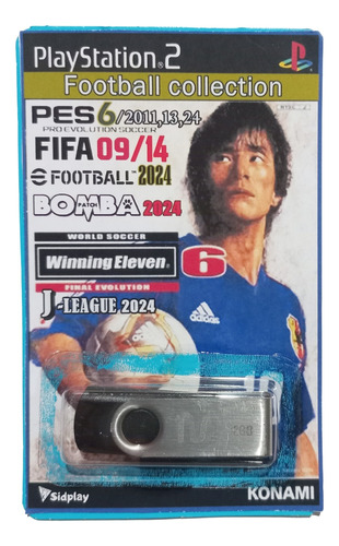 Pen-drive Football Collection 2024 Para Playstation2 Via Opl